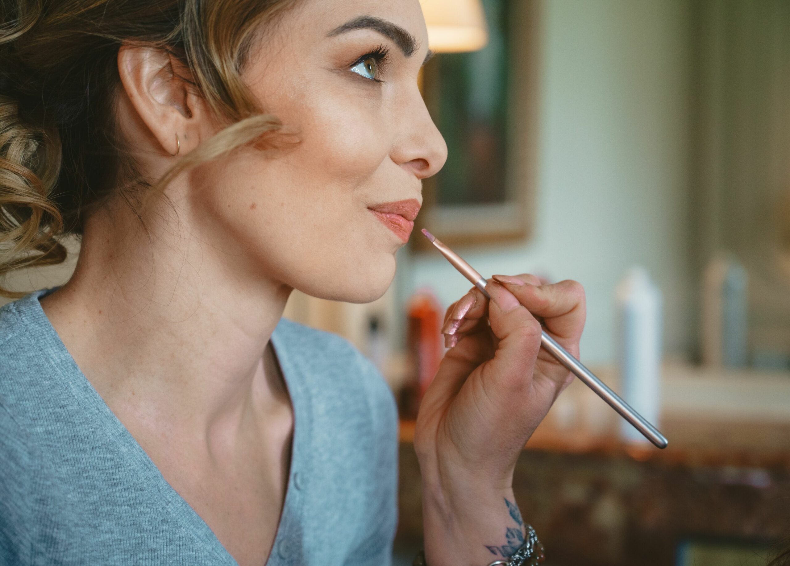 Maquillage pour un mariage au Chateau Laverdines