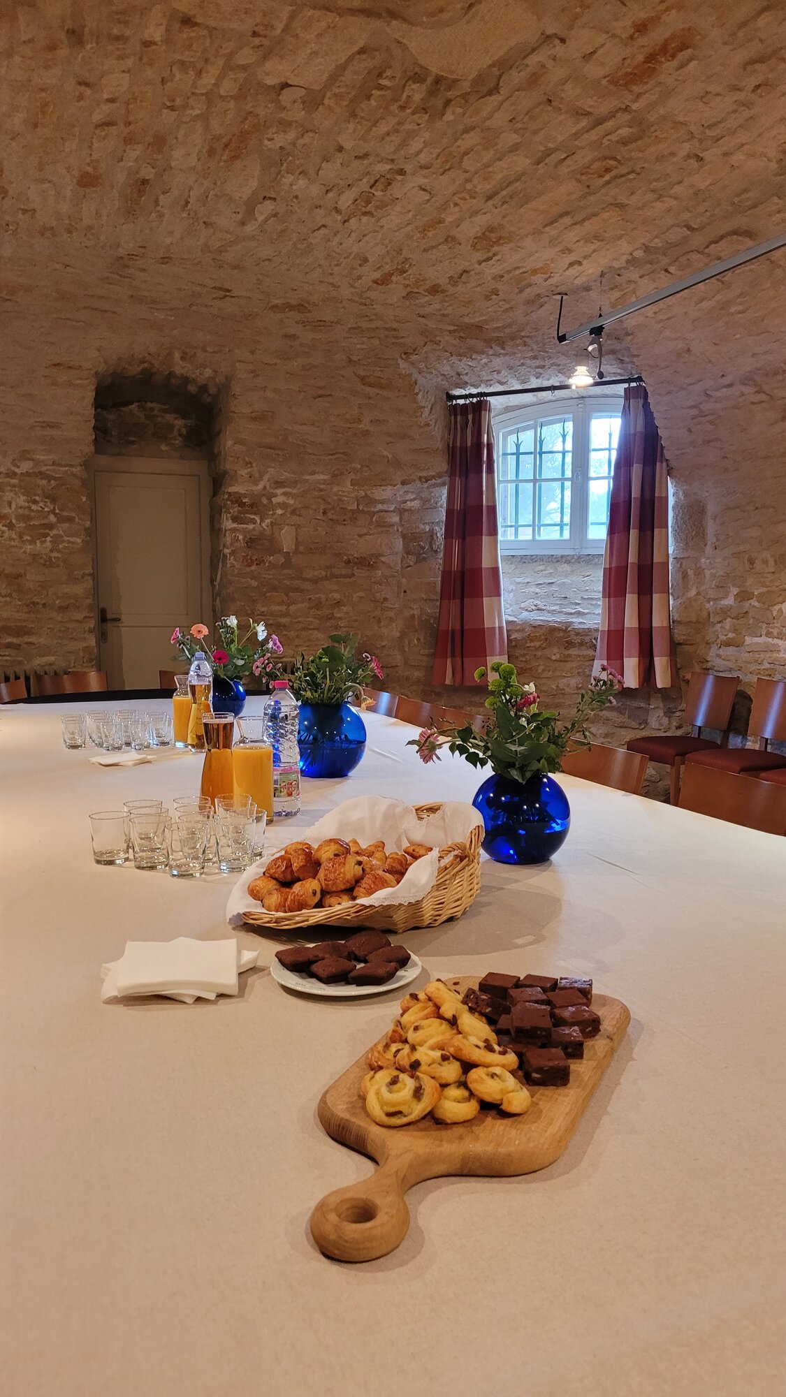 Bufet pour un seminaire au Chateau Laverdine